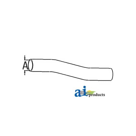 A & I Products Radiator Hose, Upper 15" x2" x2" A-70235361